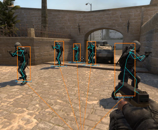 Hacks for Rust Combat training Tips for Aimbot and ESP — Rust cheat gameplay screenshot